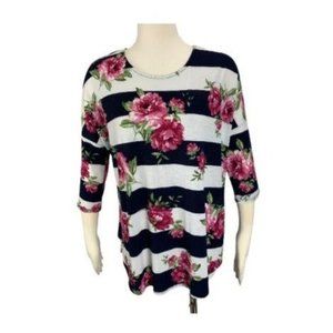 Discount Divas Medium Top Rose Navy Blue